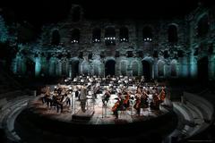 Athens Philharmonia Orchestra performing at the Odeon of Herodes Atticus