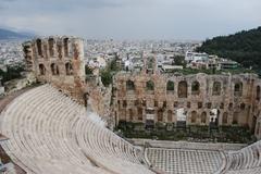 View of the Acropolis of Athens