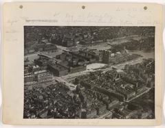 Historical aerial view of Langres, France