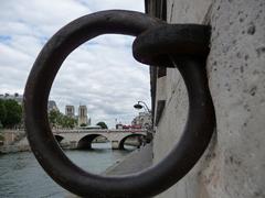 Le Pont Saint-Michel and Notre-Dame Cathedral in Paris