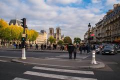 Notre-Dame de Paris view from Pont Saint-Michel