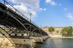 Pont des Arts and Louvre building in Paris