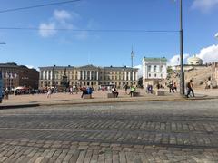 panoramic view of Helsinki, Finland in 2019