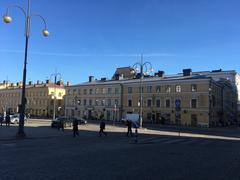 Cobblestone zebra crossing in Helsinki 2018