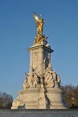 The Victoria Memorial in London on Christmas day