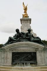 Victoria Memorial in London depicting Naval and Military Power