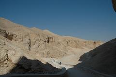 Panoramic view of Valle dei Re