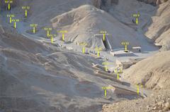 Valley of the Kings (tombs in the central part of the eastern valley), Luxor, Egypt