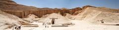 Panoramic view of the Valley of the Five Kings in Luxor