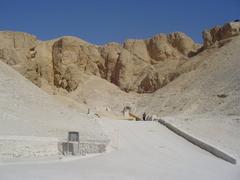 Valley of the Kings in Egypt panoramic view