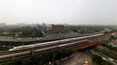 CRH2 EMU at Xi'an near Anyuan Gate