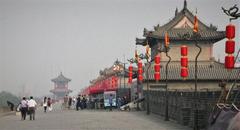 Aerial view of Xi'an city