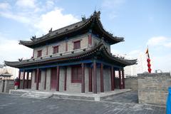 City wall of Xi'an with eastern guardhouse