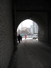 North Pass of Zhongshan Gate panoramic view