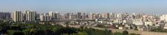 View from Xian Titan Hotel to North West and the Xian city wall