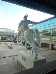 Equestrian statue of Francesco Sforza at Nagoya Congress Center