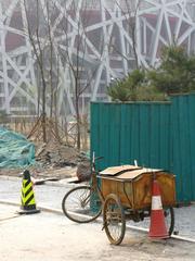 A lonely bike in China