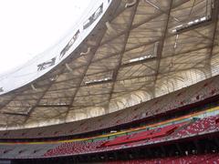 inside view of Beijing National Stadium