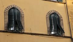 exterior shutters in Lucca