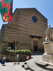 Panoramic view of Arezzo with historic buildings and greenery