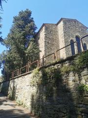 Arezzo historic cityscape with buildings and tower