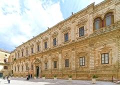 Lecce city center with Baroque architecture