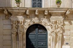 Baroque architecture in Lecce city center