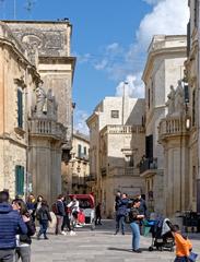 Baroque buildings in Lecce city center