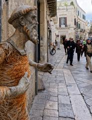 Lecce cityscape with Baroque architecture