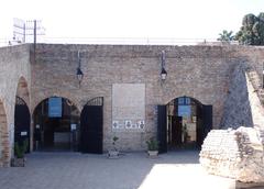 Entrance to the Archaeological Museum in Antibes