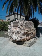 Portion of Roman aqueduct of Antipolis near Antibes Archaeological Museum