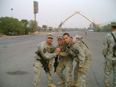 C Company 52nd Infantry Regiment soldiers in Green Zone Baghdad 2006