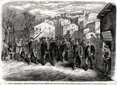 Captured brigands near Frosinone in the Papal State