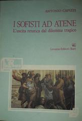 First edition cover of 'I sofisti ad Atene' by Antonio Capizzi