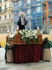 Processó de Setmana Santa in Palma with Mare de Déu dels Dolors