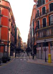 Carrer Colom street in Barcelona