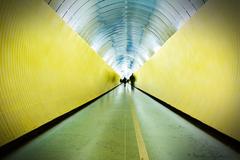 pedestrian tunnel in Stockholm