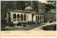 Marienbad Waldquelle postcard from 1904