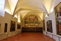 Refectory of the Convent of San Marco with Sogliani's St. Dominic and His Friars Fed by Angels, Florence