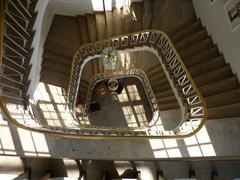 Erbdrostenhof staircase in the West Wing in Münster, Westphalia