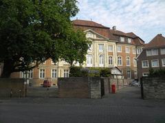 Erbdrostenhof Münster from Servatiikirchplatz