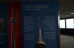 Notice inside the CN Tower about the 335ft transmission tower