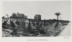 Palace of Montazah in a desert setting