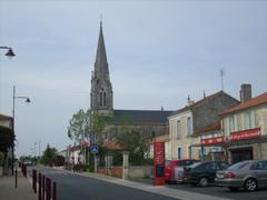 A view of Le bourg de Trizay