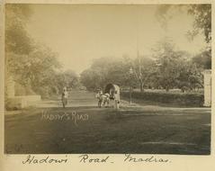 Mowbray's Road in Madras circa 1888