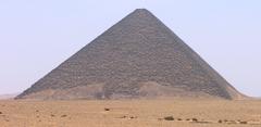 Red Pyramid of Dahshur viewed from the road