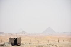 Bent Pyramid and Red Pyramid from Saqqarah