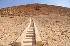 entry to the Red Pyramid at Dahshur necropolis