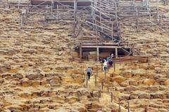 Entrance of the Red Pyramid of Sneferu in Dahshur