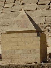 Dahshur Pyramidion in high temple of Red Pyramid